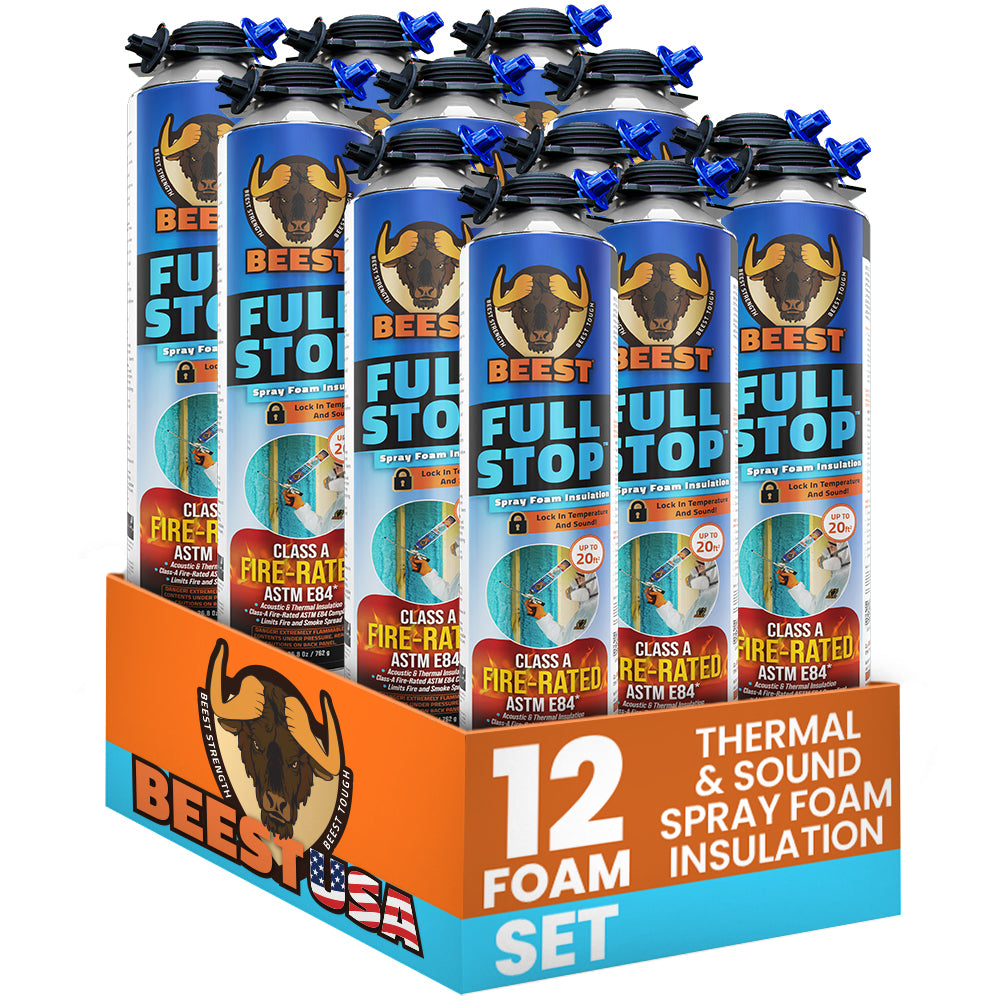 BEEST FullStop Spray Foam Insulation | Fire-Rated R-8.24 – BEESTUSA