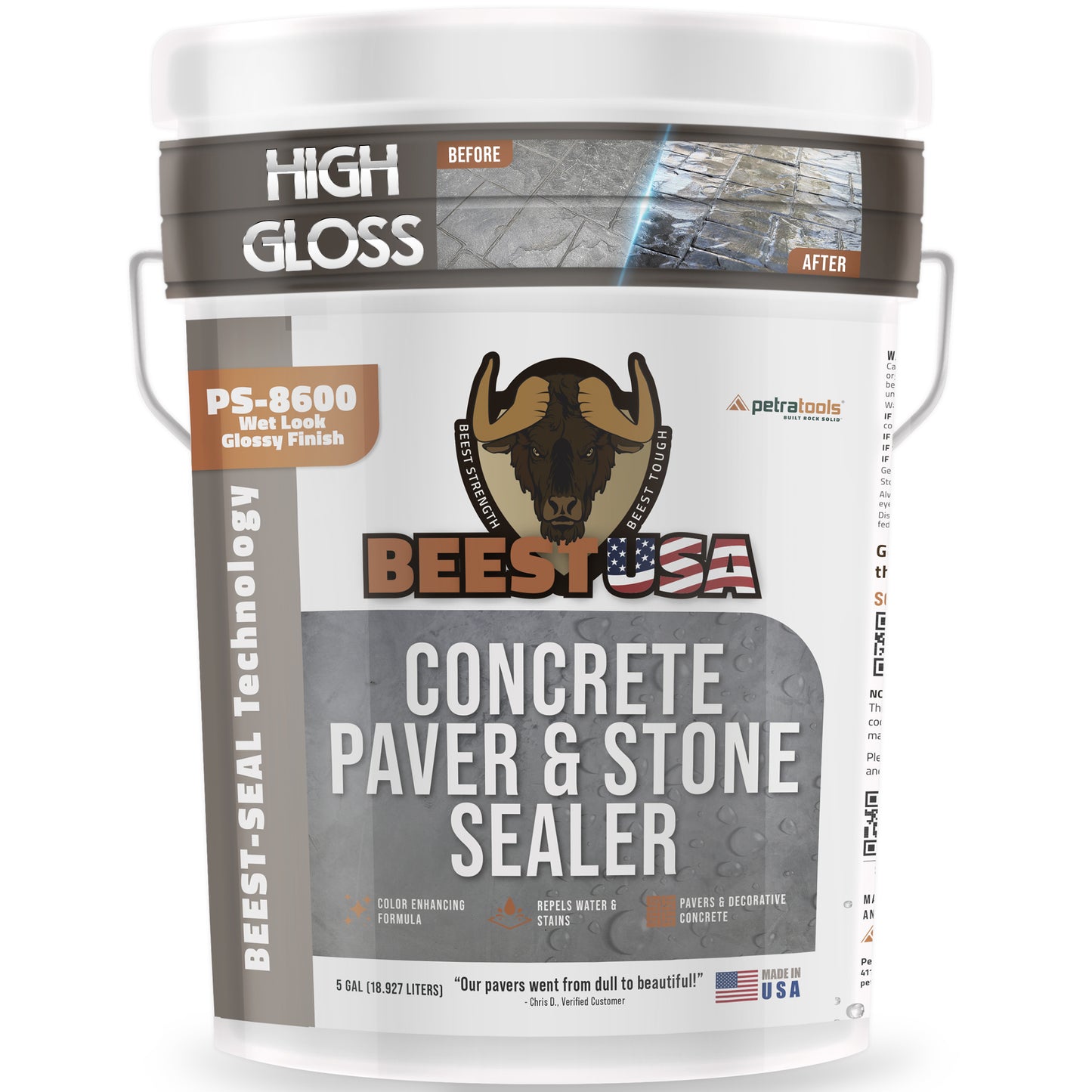 BEEST PS-8600 Concrete, Paver, and Stone Sealer
