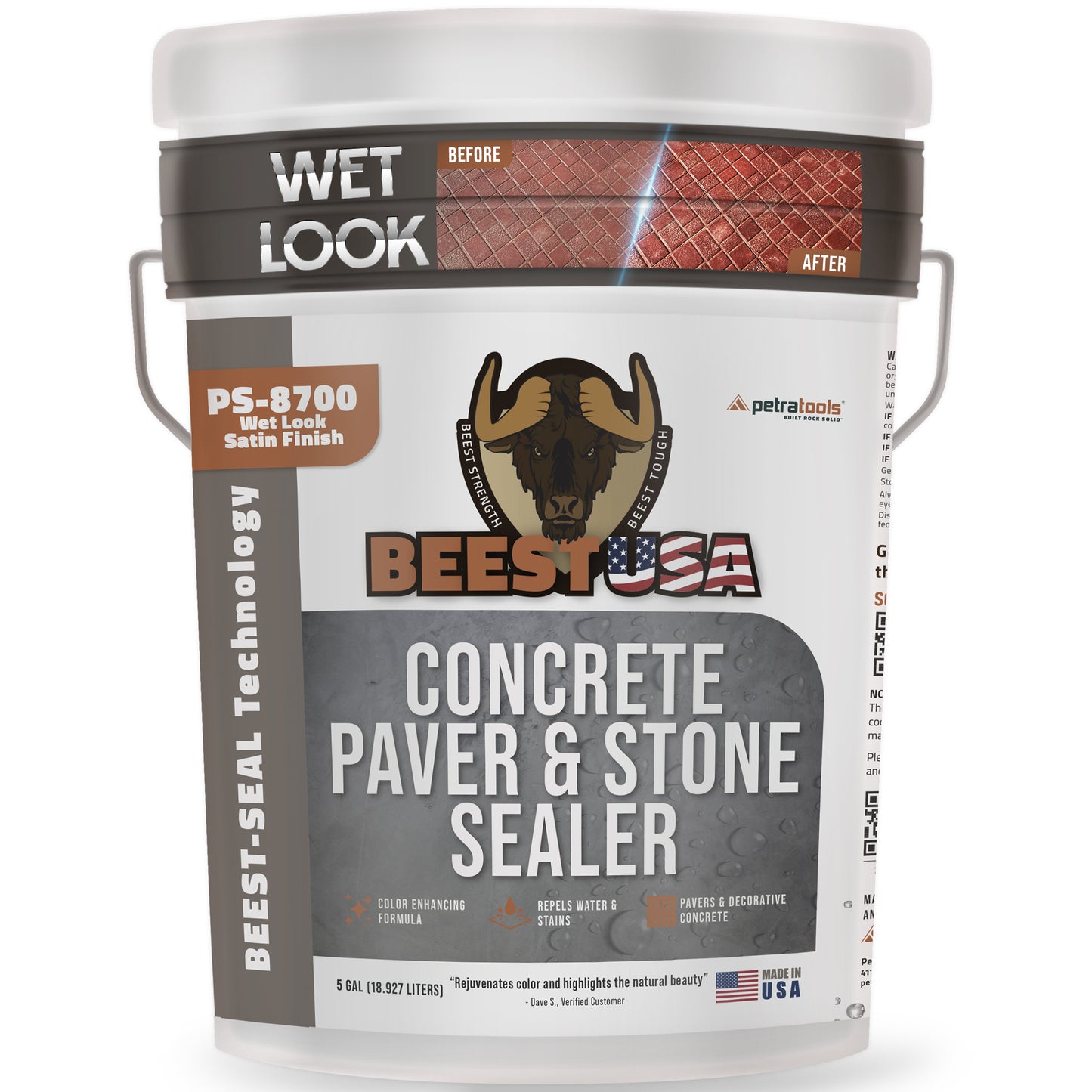 BEEST PS-8700 Concrete, Paver, and Stone Sealer