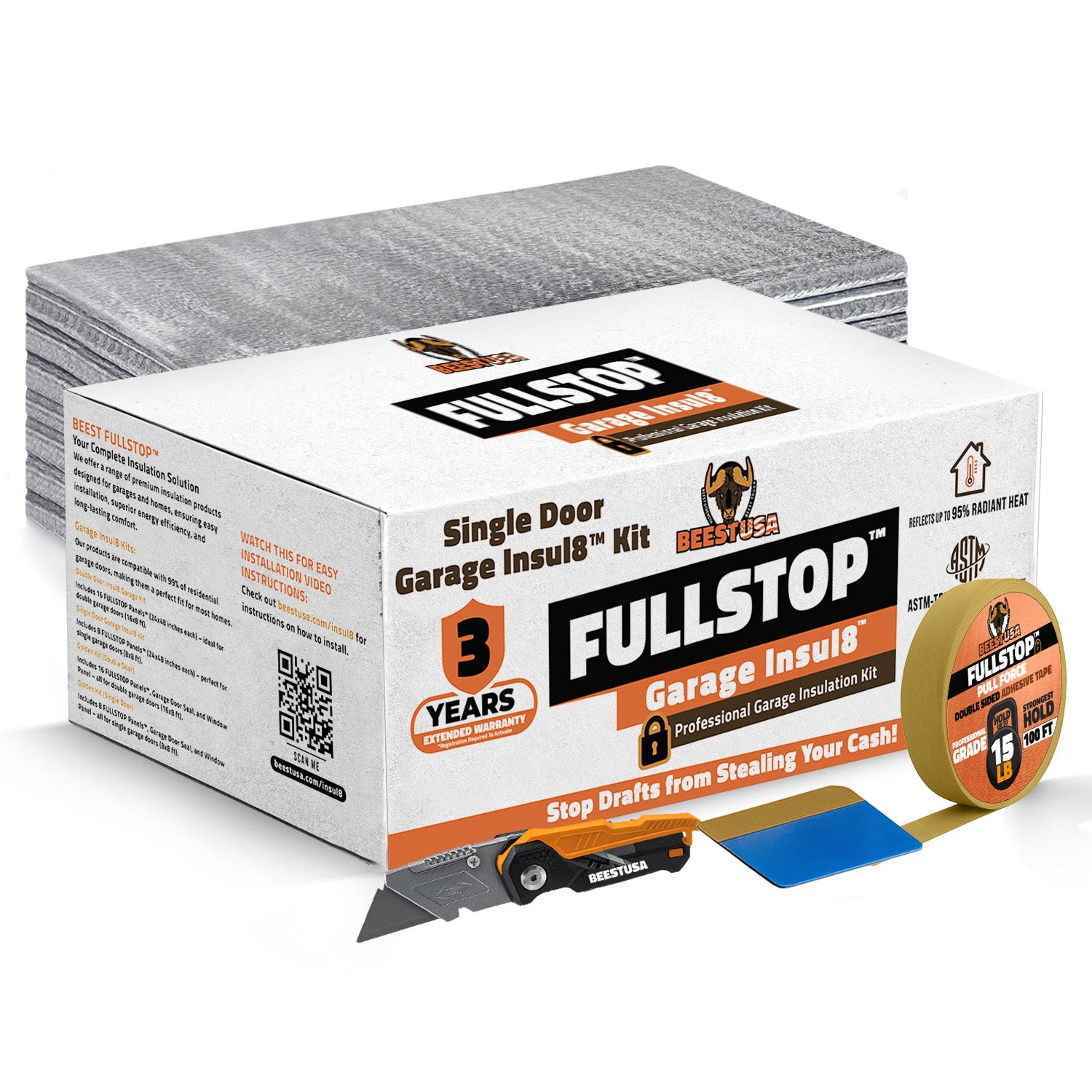 BEEST FullStop™ Garage Insul8™ Insulation Kit