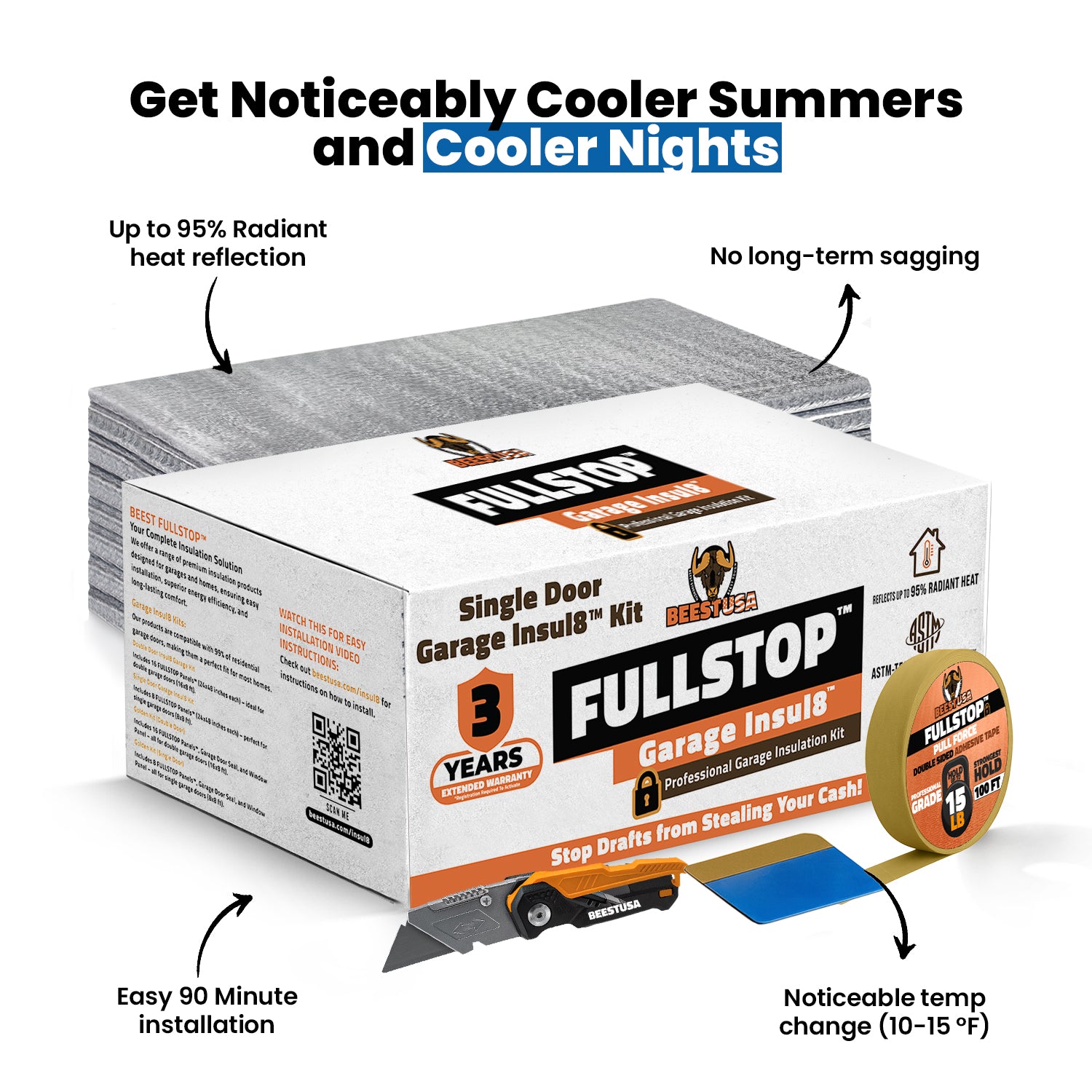 BEEST FullStop™ Garage Insul8™ Insulation Kit