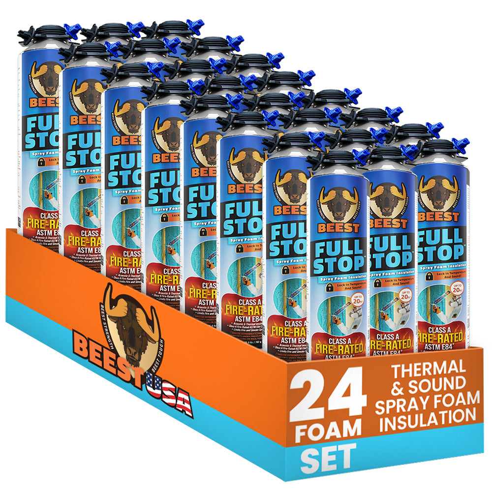 BEEST FullStop Spray Foam Insulation | Fire-Rated R-8.24 – BEESTUSA