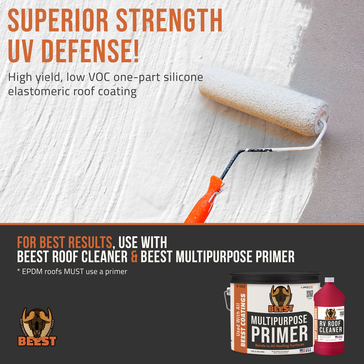 BEEST RV Roof Sealant (Silicone Premium Liquid Rubber)