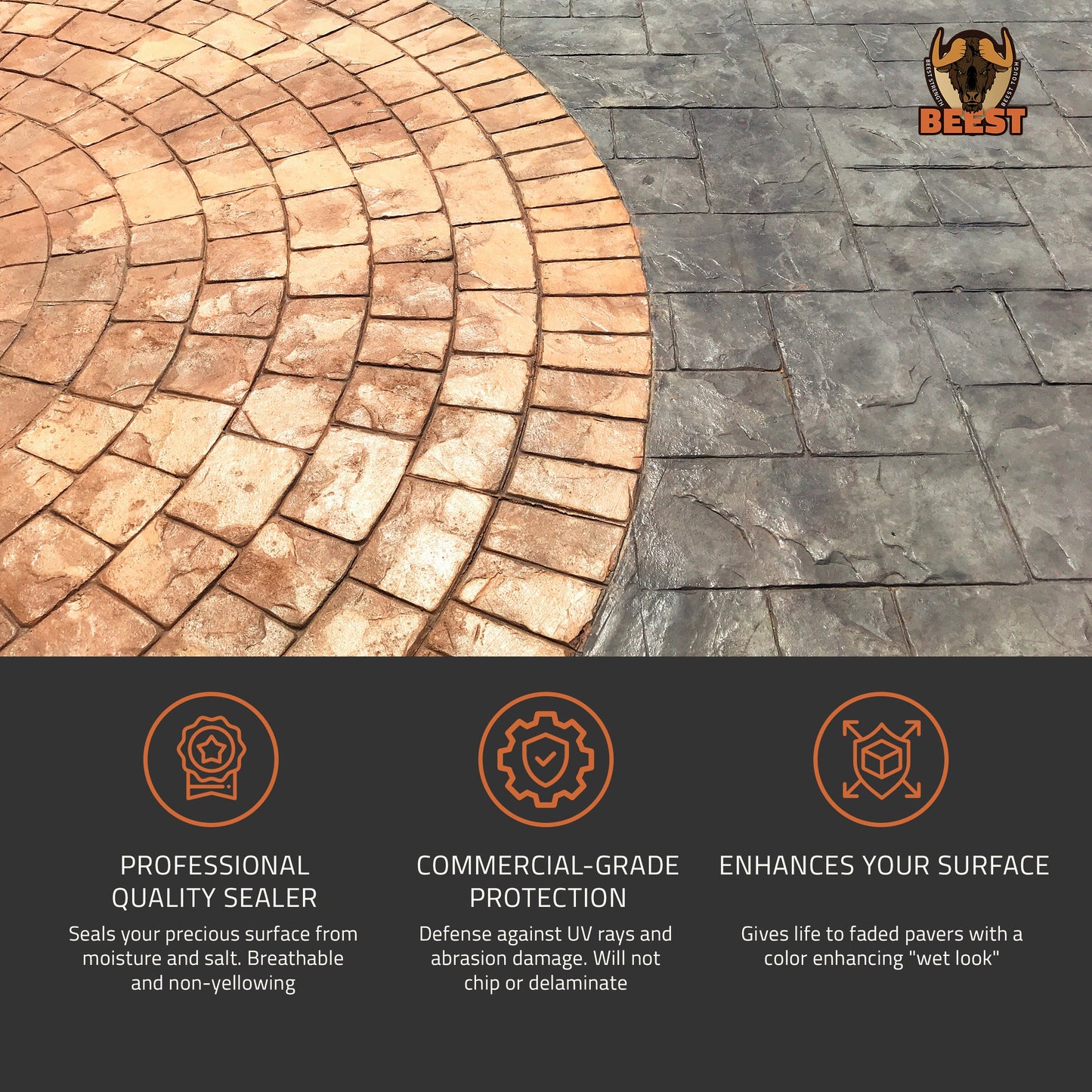 BEEST PS-8700 Concrete, Paver, and Stone Sealer