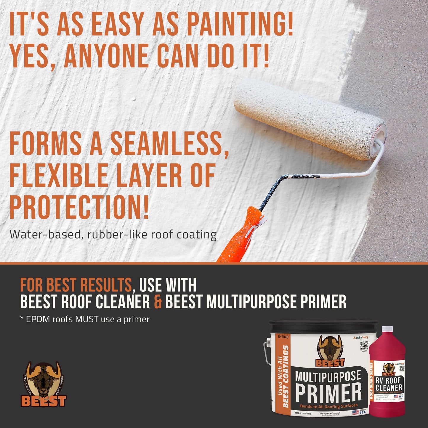 BEEST RV Roof Sealant (Liquid Rubber Coating)