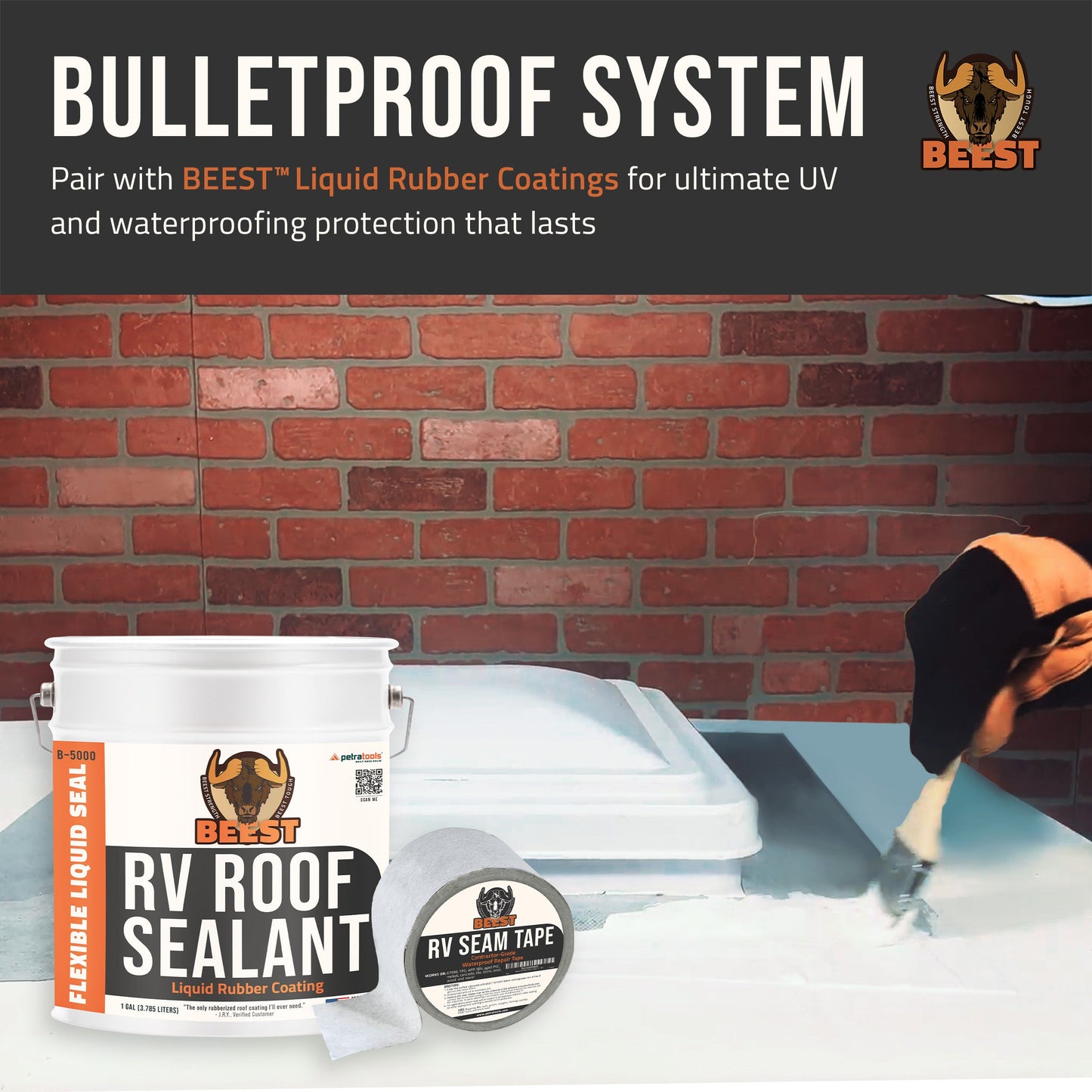 BEEST RV Seam Tape, Waterproof Tape & RV Roof Sealant