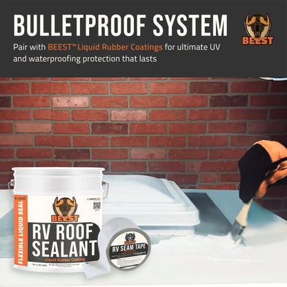 BEEST RV Seam Tape, Waterproof Tape & RV Roof Sealant