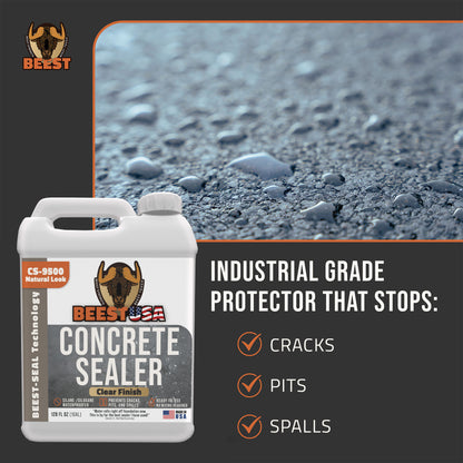 BEEST CS-9500 Concrete Paver & Stone Sealer Ready-to-Use - 1 Gallon