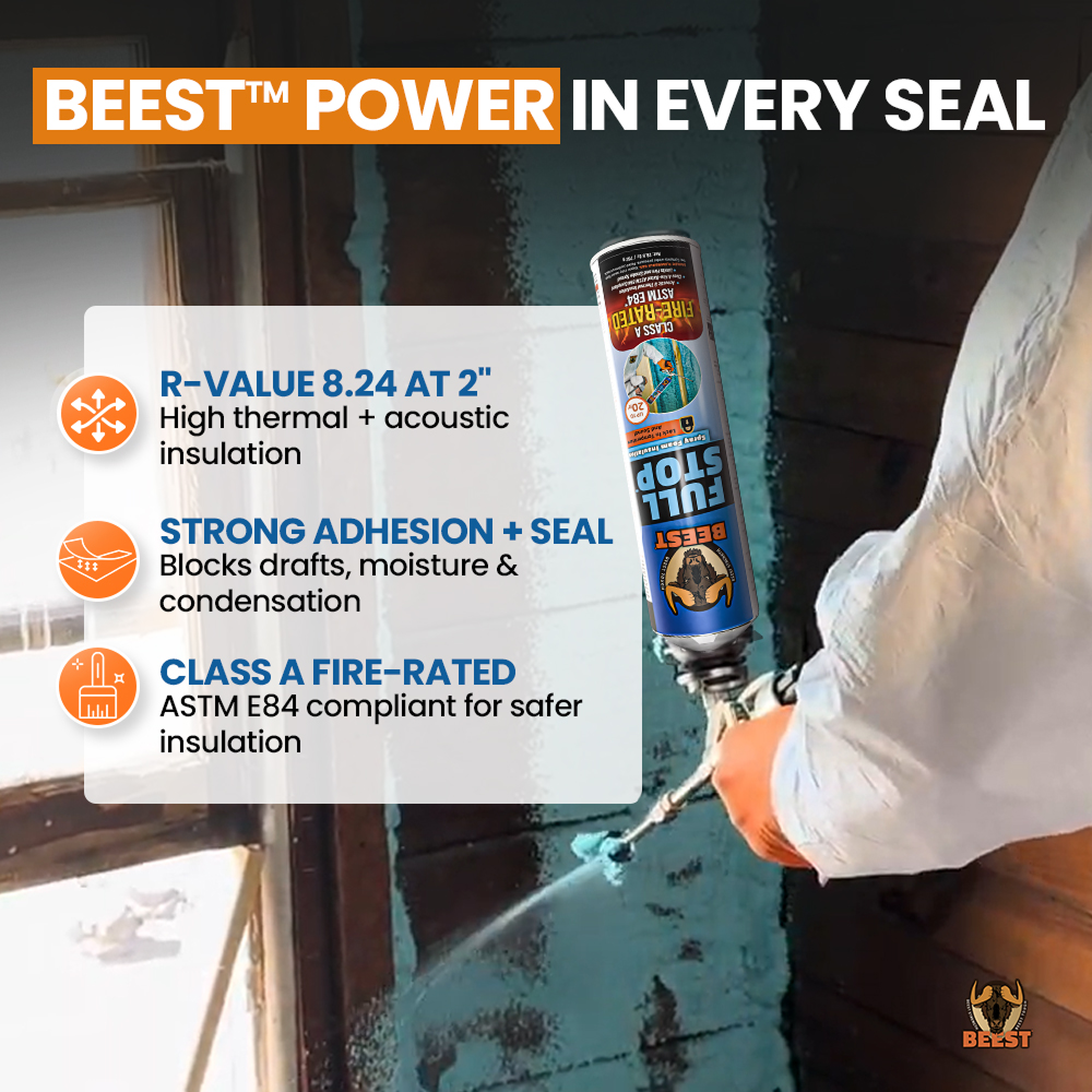 BEEST FullStop™ Spray Foam Insulation Kit