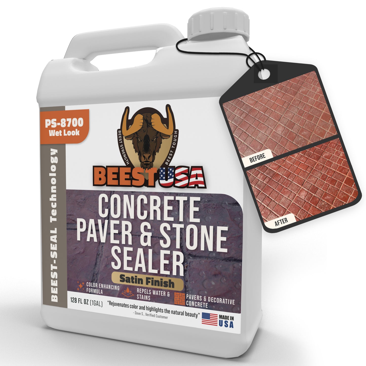BEEST PS-8700 Concrete, Paver, and Stone Sealer